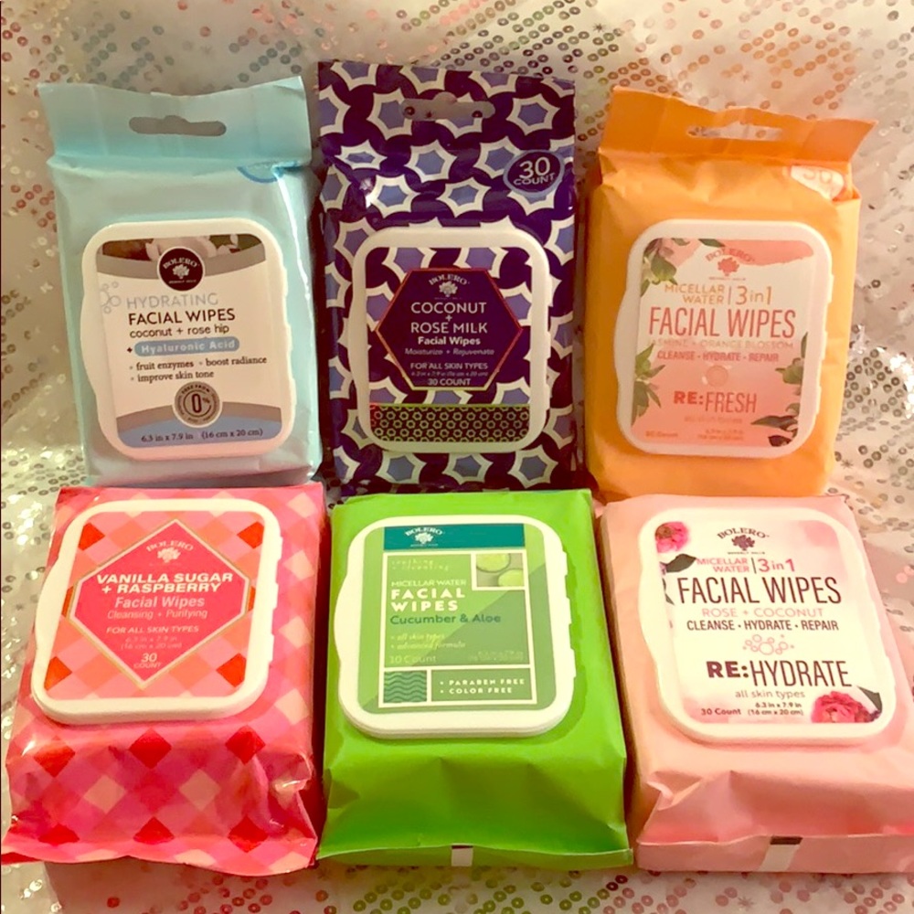 Bolero,, Facial  Wipes